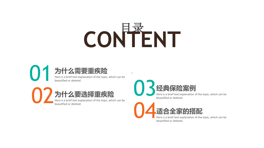 专题课件主题框架重大疾病保障保一年型保险培训PPT模板.pptx_第2页