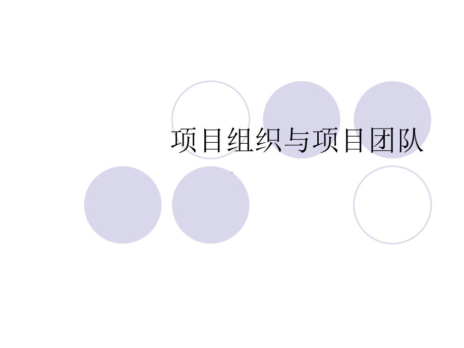 项目组织与团队建设课件.ppt_第1页