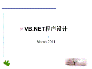 VB.NET程序设计常见控件课件.ppt