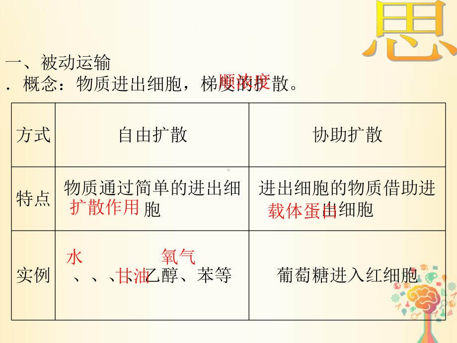 江西省吉安县高中生物第四章细胞的物质输入和输出4课件.ppt_第3页