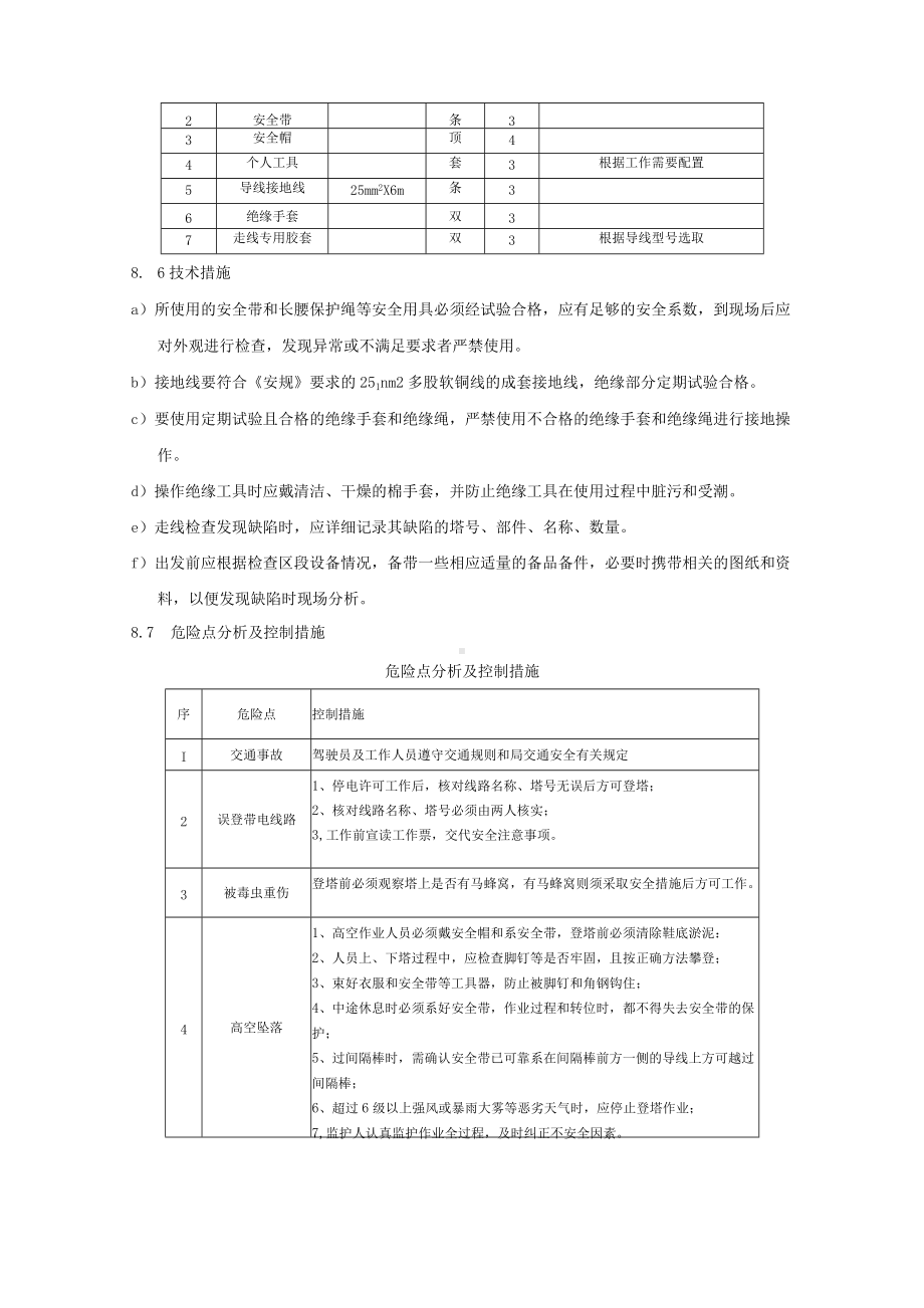 走线检查导线及金具运行情况标准化作业指导书.docx_第2页