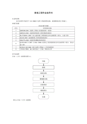 幕墙工程作业指导书.docx