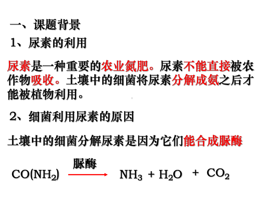 课题2土壤中分解尿素的细菌的分离与计数课件.ppt_第2页