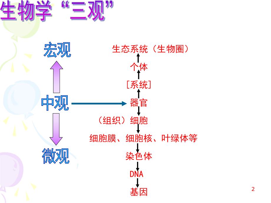 生态系统（生物圈）个体 [系统]器官 （组织）细胞细胞膜、细...（精选-PPT）课件.ppt_第2页