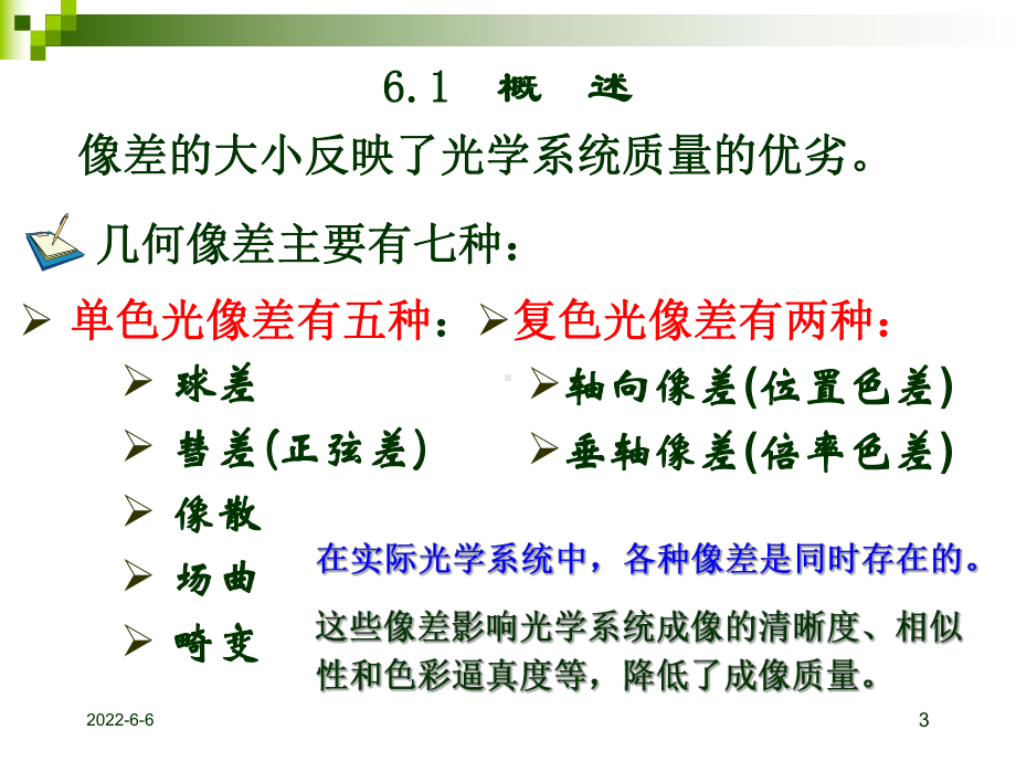 第六章光路计算和像差理论课件.ppt_第3页