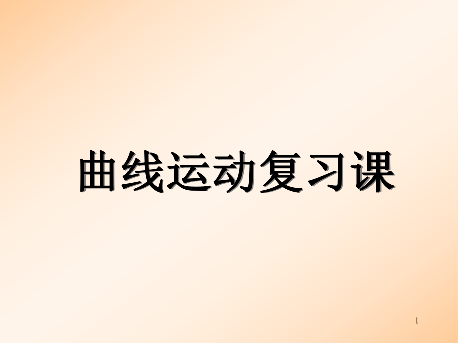 物理必修二曲线运动复习课(必须掌握经典题目)pp课件.ppt_第1页