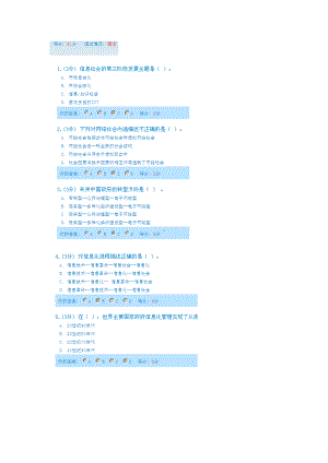 《网络社会与公民参与》考试答案考出91分.doc