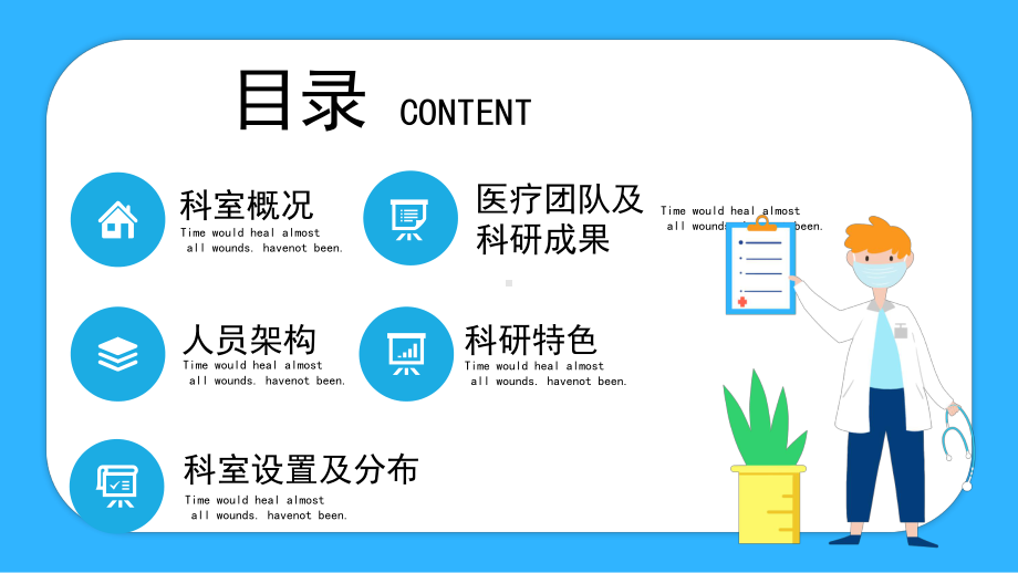 图文扁平风医疗行业科室介绍PPT（内容）课件.pptx_第2页