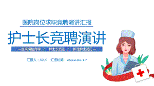 2022护士长竞聘演讲微粒体护士长岗位求职竞聘演讲汇报PPT教学课件.pptx