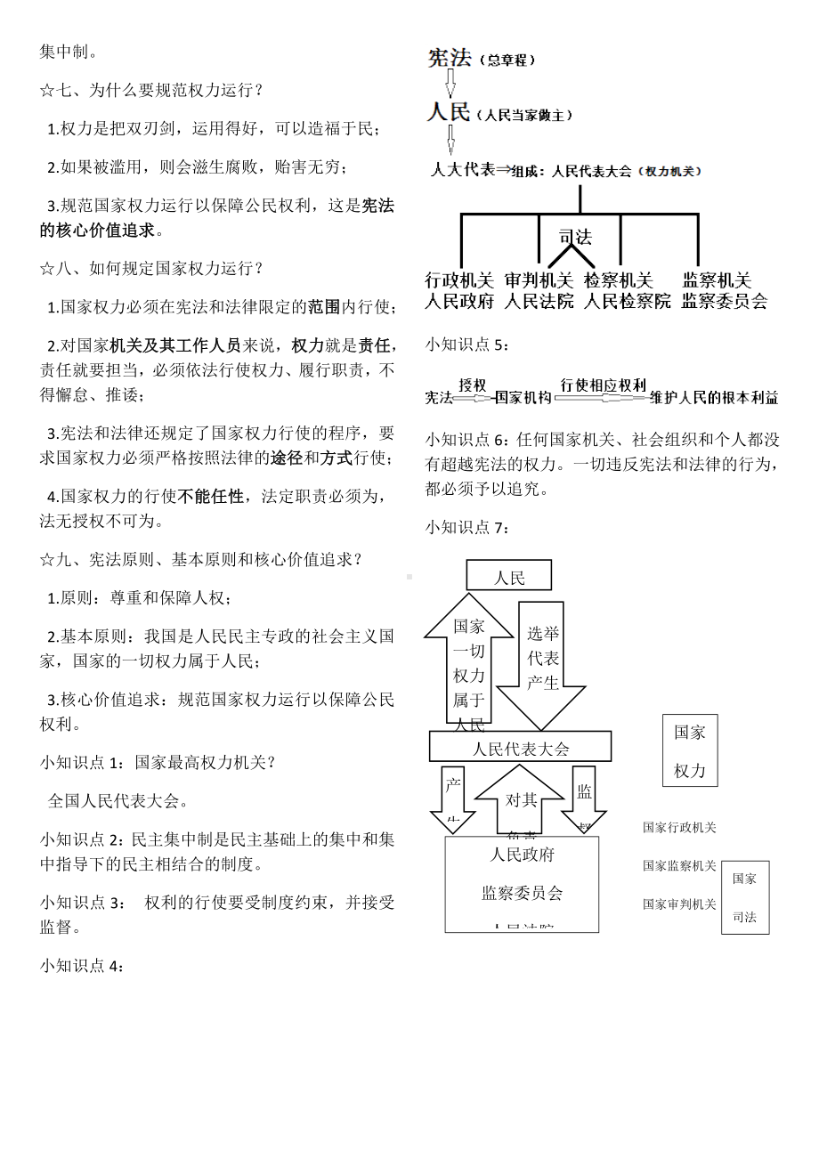 2021-2022学年部编版道德与法治八年级下册全册知识点提纲(02).docx_第3页