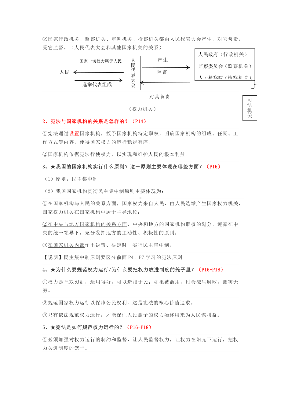 2021-2022学年部编版道德与法治八年级下册期末复习知识点汇总 (2).docx_第3页