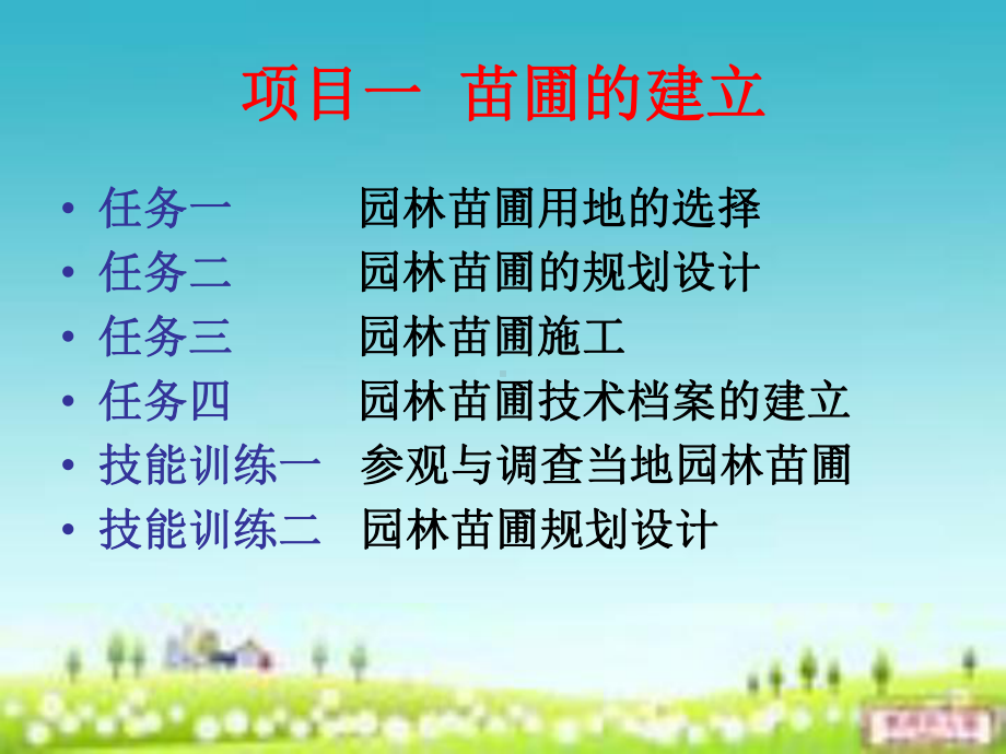 苗圃用地面积的计算课件.ppt_第1页