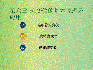 高分子流变学基础Chapter-6-流变仪的基本课件.ppt