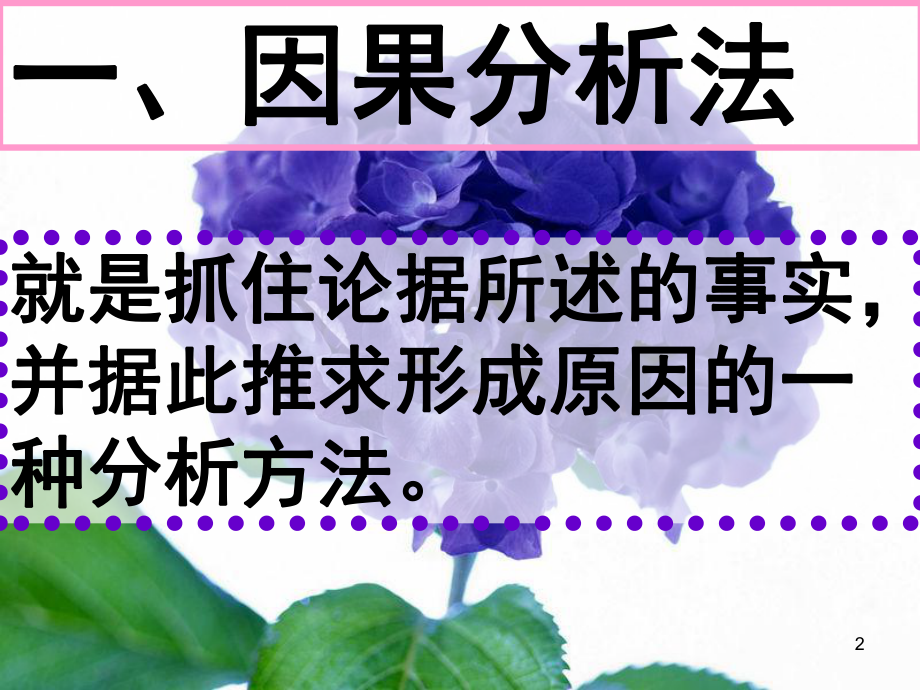 议论文段落之因果分析假设分析(课堂PPT)课件.ppt_第2页