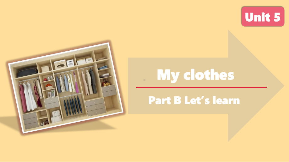 人教PEP版英语四年级下册-Unit 5 My clothes B Let’s learn课件.pptx_第1页