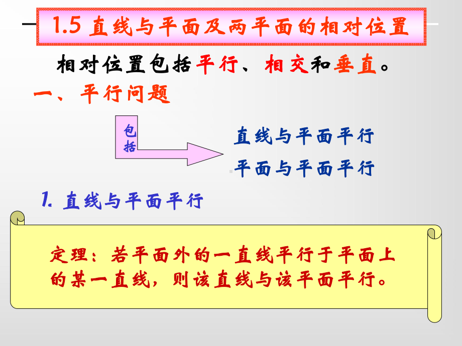 直线与平面相交课件.ppt_第1页