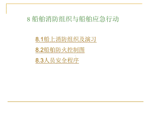 船上消防组织及演习船舶防火控制人员安全程序课件.ppt