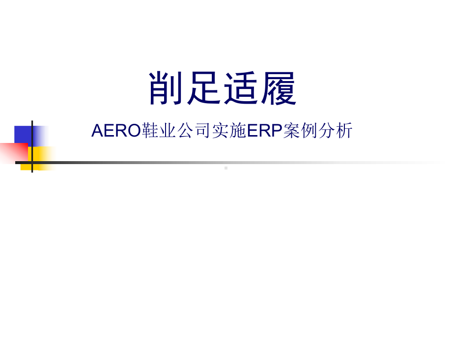 AERO鞋业公司实施ERP案例分析课件.ppt_第1页