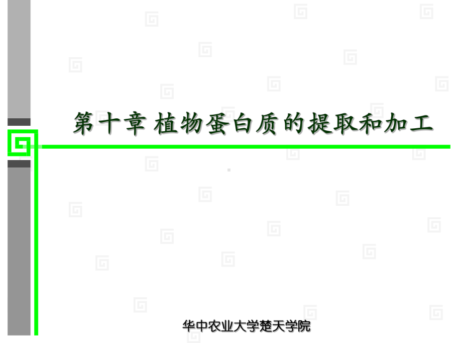 第十章-植物蛋白质的提取和加工.课件.ppt_第1页