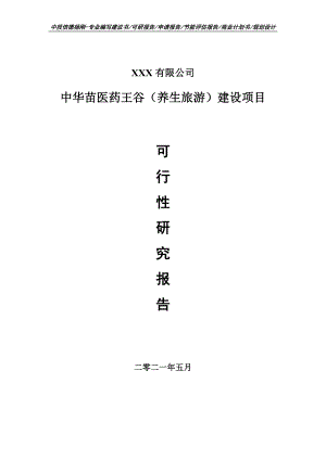 中华苗医药王谷（养生旅游）建设项目可行性研究报告申请报告案例.doc