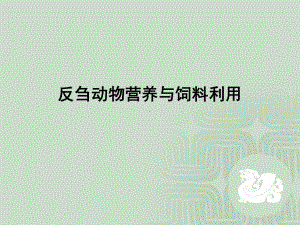 反刍动物饲料利用.课件.ppt