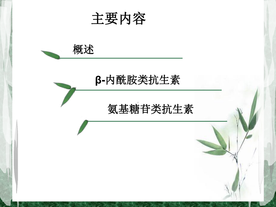 抗生素类药物的分析课件.ppt_第2页