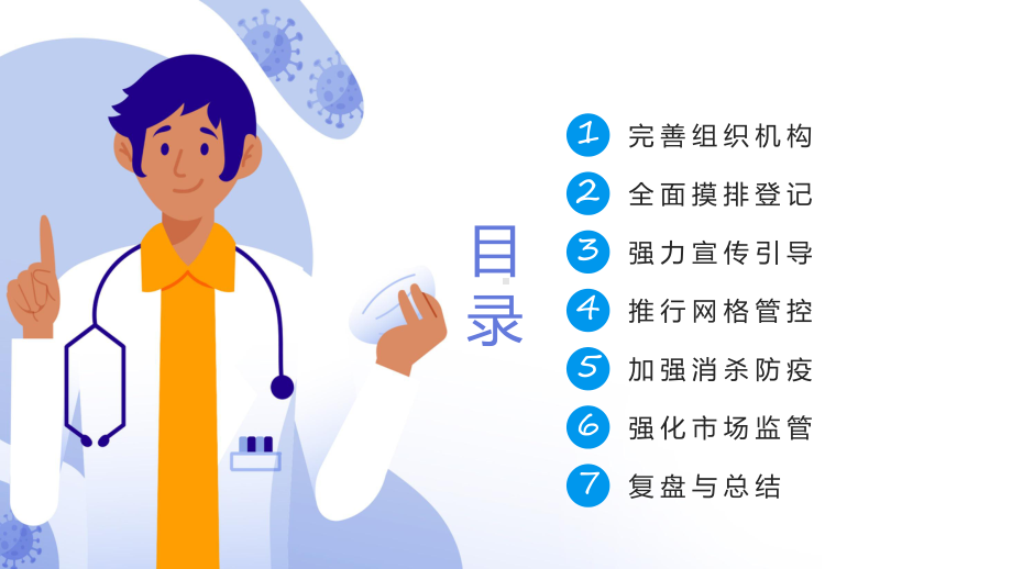 社区疫情防控卡通风社区防疫防控工作总结专题教育PPT课件.pptx_第2页