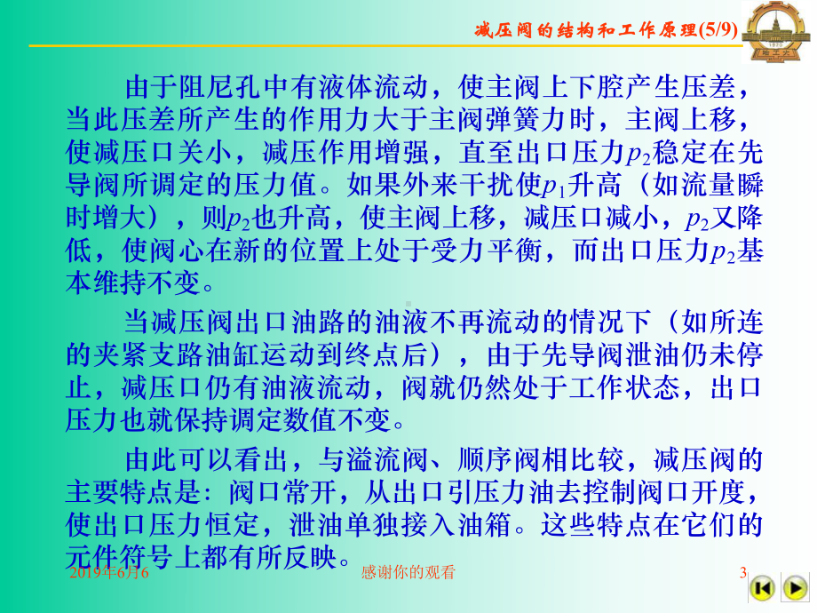 减压阀主要用于降低系统某一支路的油液压力课件.ppt_第3页