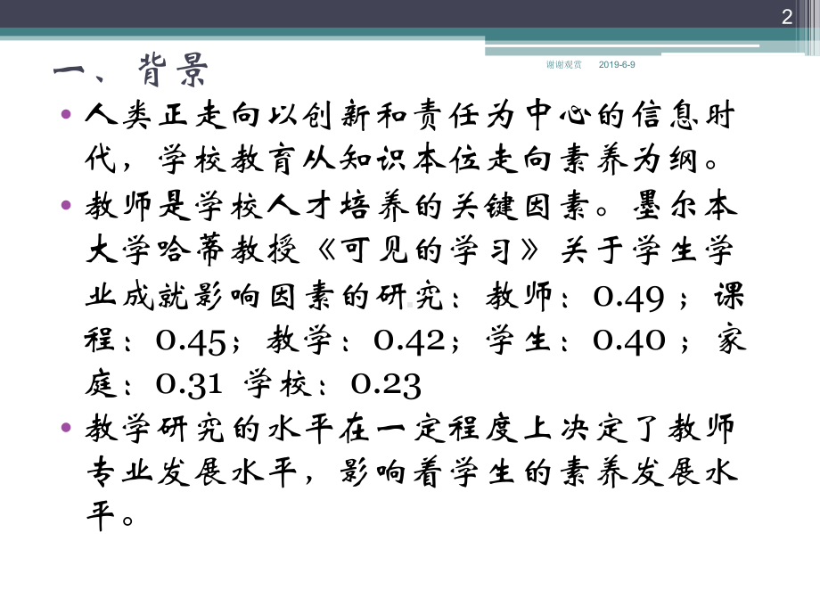 素养为纲背景下的教学研究模板课件.pptx_第2页