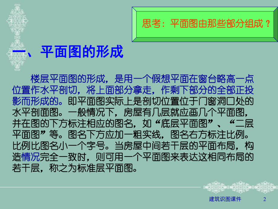 建筑平面图的识读课件.ppt_第2页