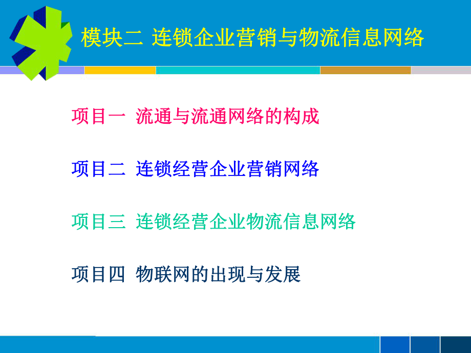 模块二-连锁企业营销与物流信息网络(孙祥)课件.ppt_第1页