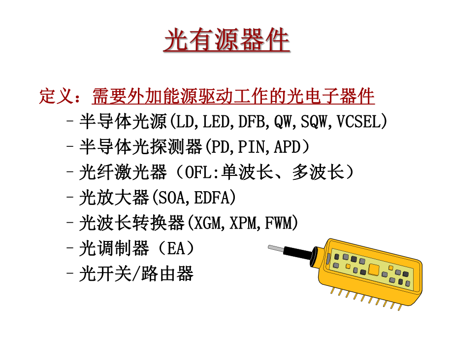 有源光器件和无源光器件区别及基础剖析-127页精选文档课件.ppt_第2页