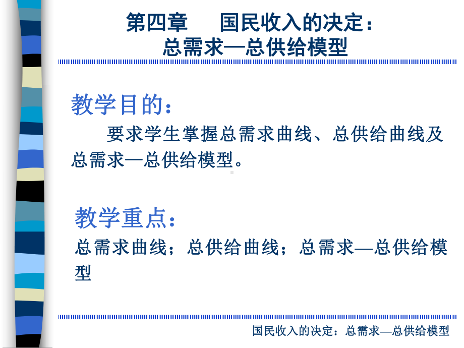 第4章国民收入决定：总需求—总供给模型课件.ppt_第1页