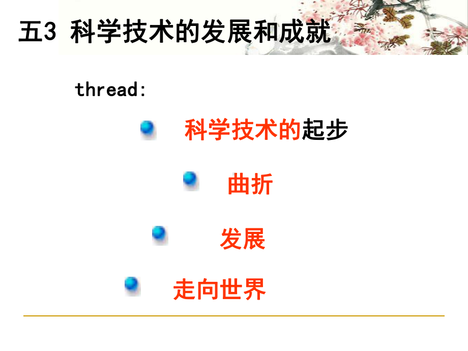 必修三专题五3科学技术的发展与成就课件.ppt_第3页