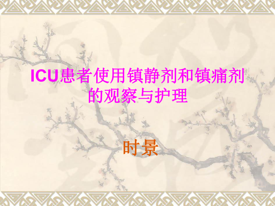 ICU患者使用镇静剂的注意事项课件.ppt_第1页