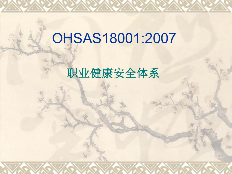 OHSAS18001职业健康安全管理体系培训课件.ppt_第1页