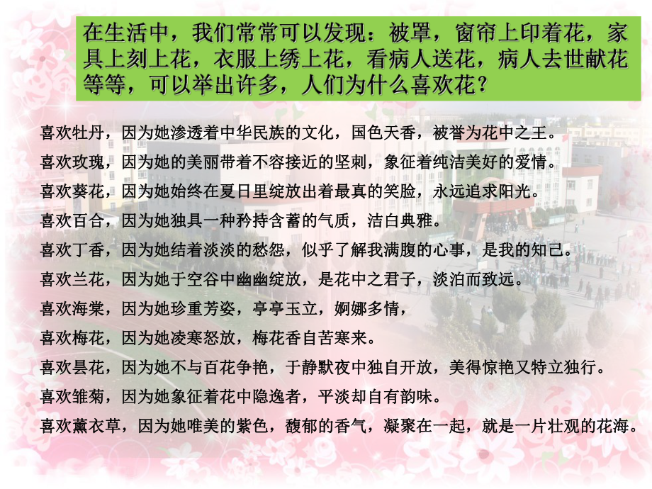 在生活中我们常常可以发现被罩窗帘上印着花家课件.ppt_第1页