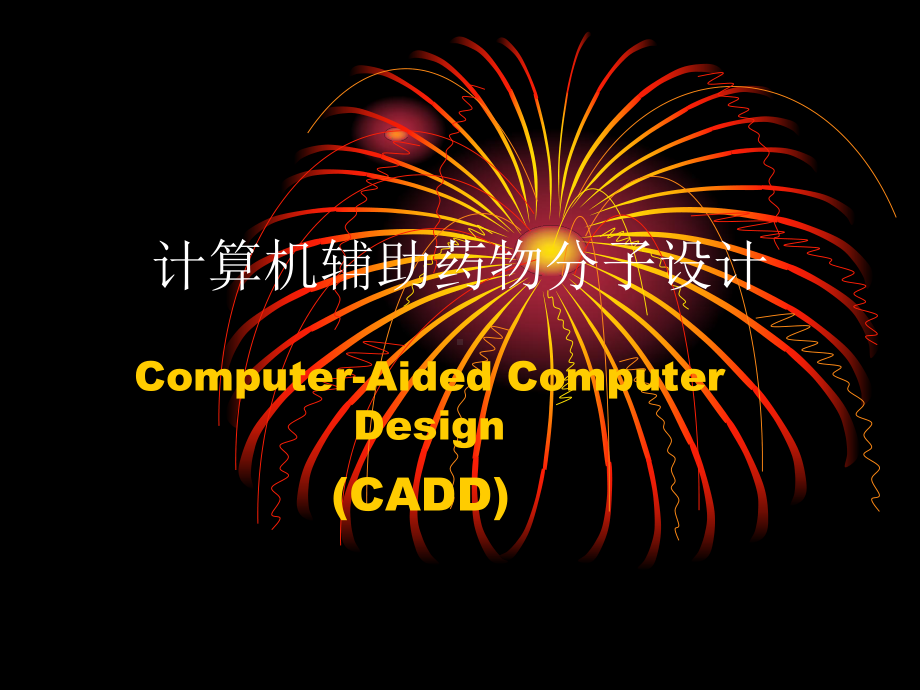 cadd计算机辅助药物分子设计课件.ppt_第1页