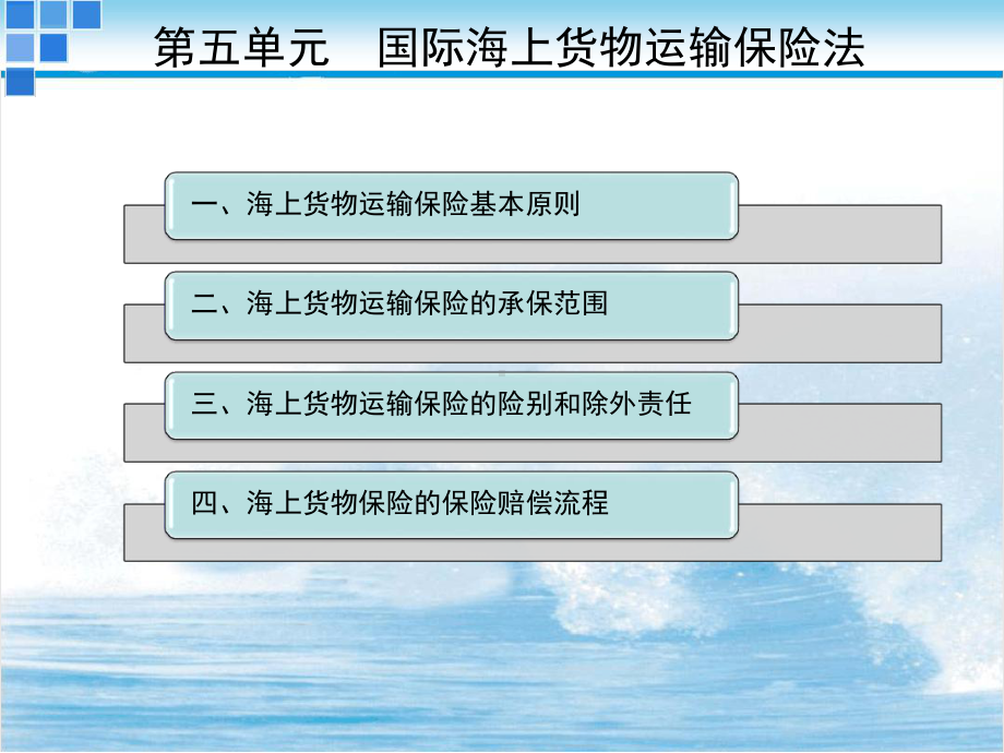 第五章国际海上货物运输保险法课件.ppt_第1页