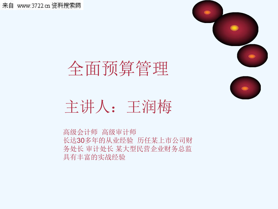 全面预算管理与业绩评价培训(PPT-133页)课件.ppt_第1页