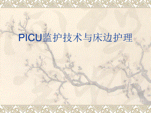 PICU监护技术与床边1课件.ppt