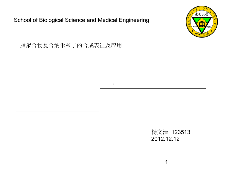 [宝典]脂聚合物混杂纳米粒子的分化表征及应用123513 杨文清课件.ppt_第1页