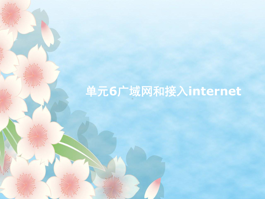 计算机网络技术基础：广域网和接入Internet课件.ppt_第1页