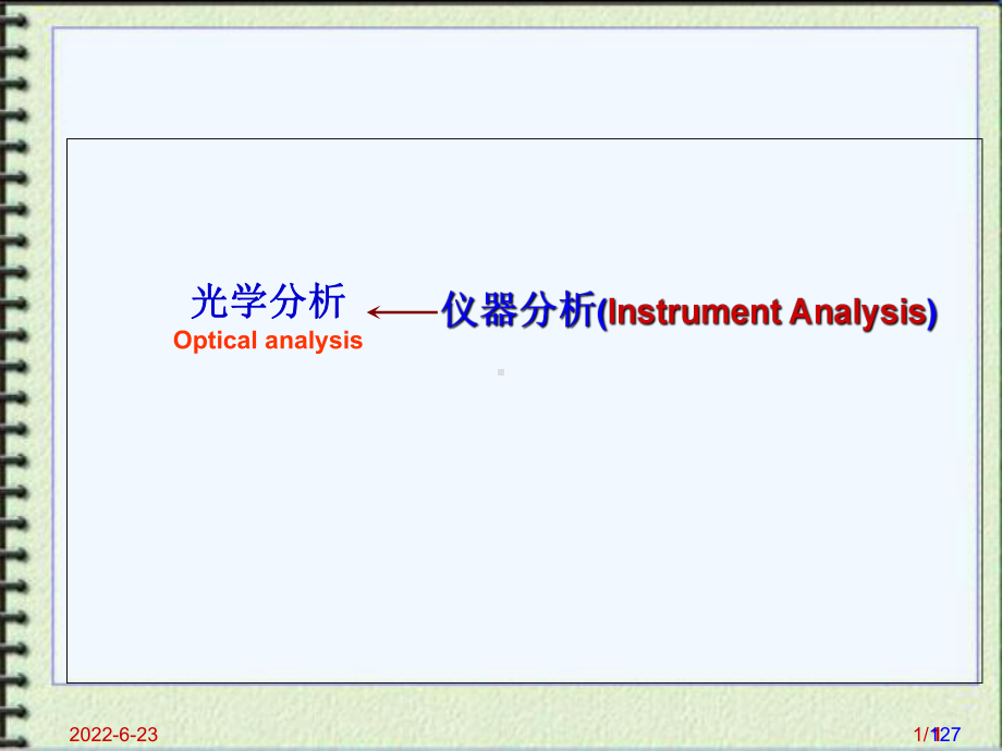 仪器分析绪论教程课件.ppt_第1页