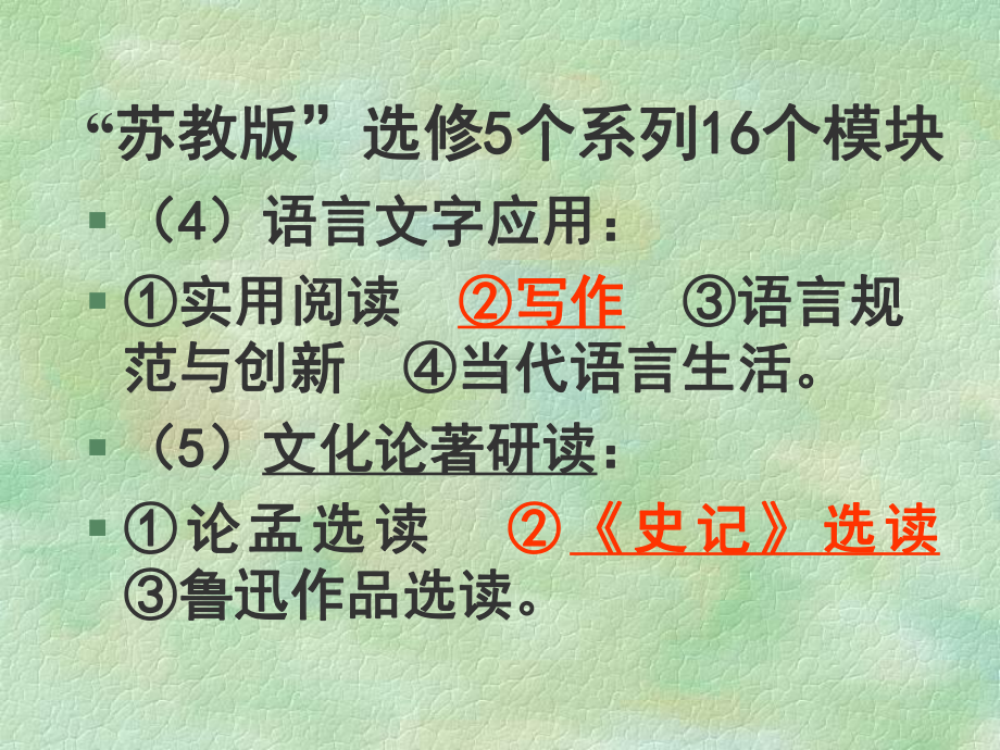 苏教版高中语文选修教材的使用ppt课件.ppt_第3页