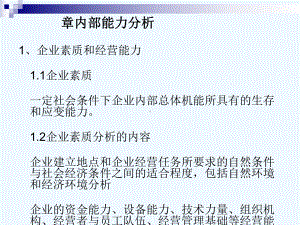 企业管理制度内部能力分析课件.ppt