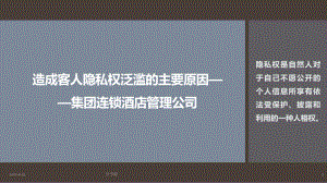 酒店管理培训-蕥浠咨询造成客人隐私权泛滥的主要原因p17-集团连锁酒店管理公司2027(叶予舜)课件.pptx