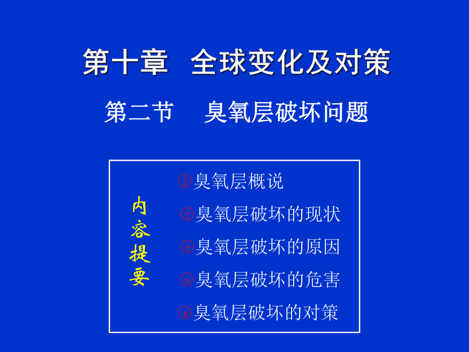 臭氧层破坏及对策课件.ppt_第1页