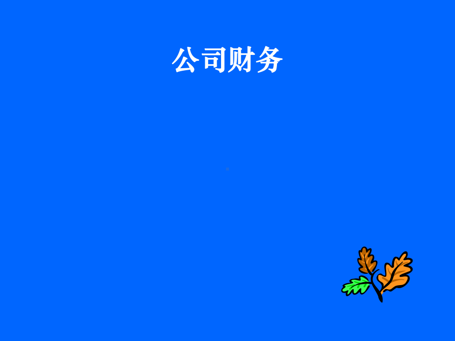 财务管理决策的盲区与误区课件.ppt_第1页