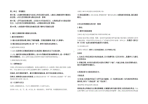 第三单元 法律与教化 背诵提纲-2021-2022学年统编版（2019）高中历史选择性必修一国家制度与社会治理.docx